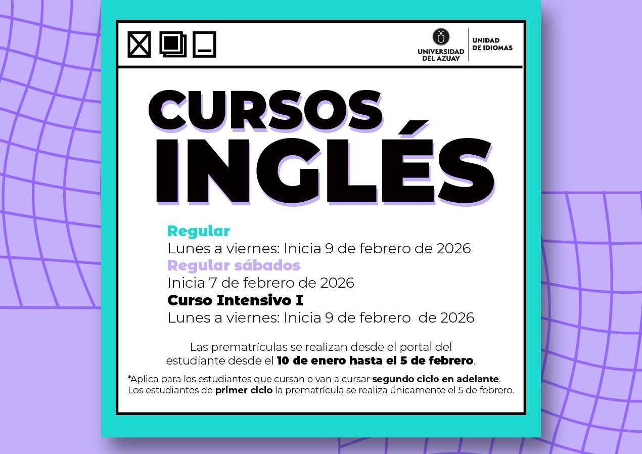 Matrículas abiertas para clases de inglés (período febrero - junio 2026)