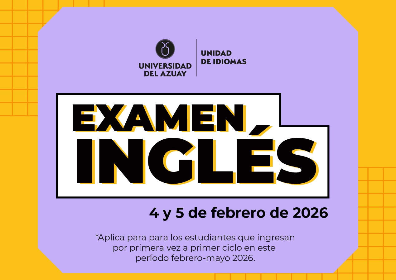 Examen de ubicación de inglés para estudiantes nuevos (período febrero - junio 2026)