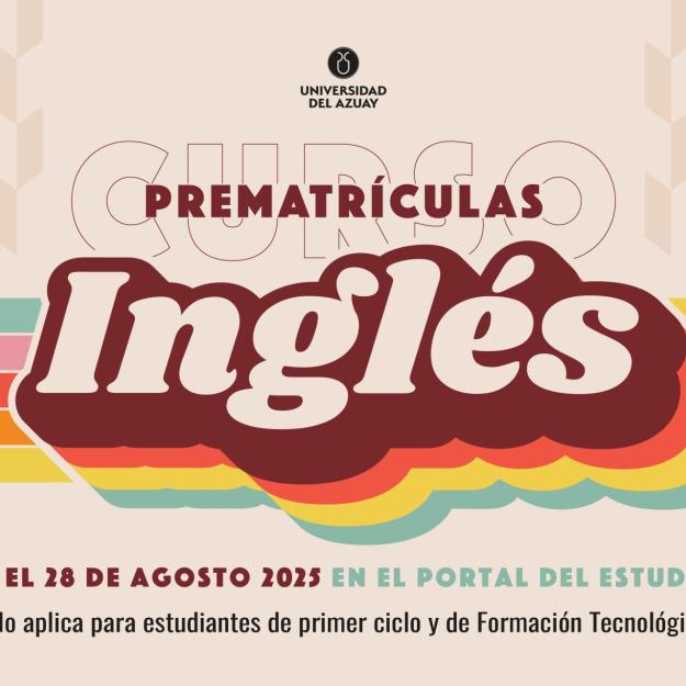 Matrículas abiertas para clases de inglés (período agosto - diciembre 2025)