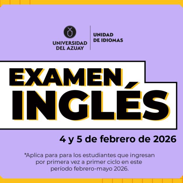 Examen de ubicación de inglés para estudiantes nuevos (período febrero - junio 2026)